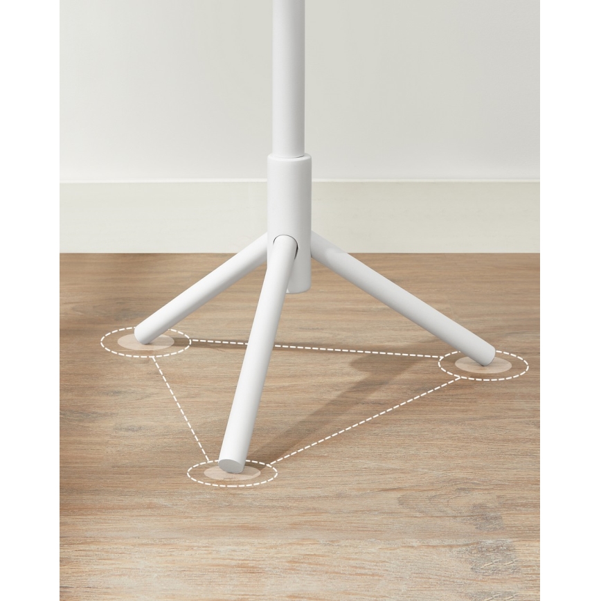 Підлоговий вішак LINEA білий