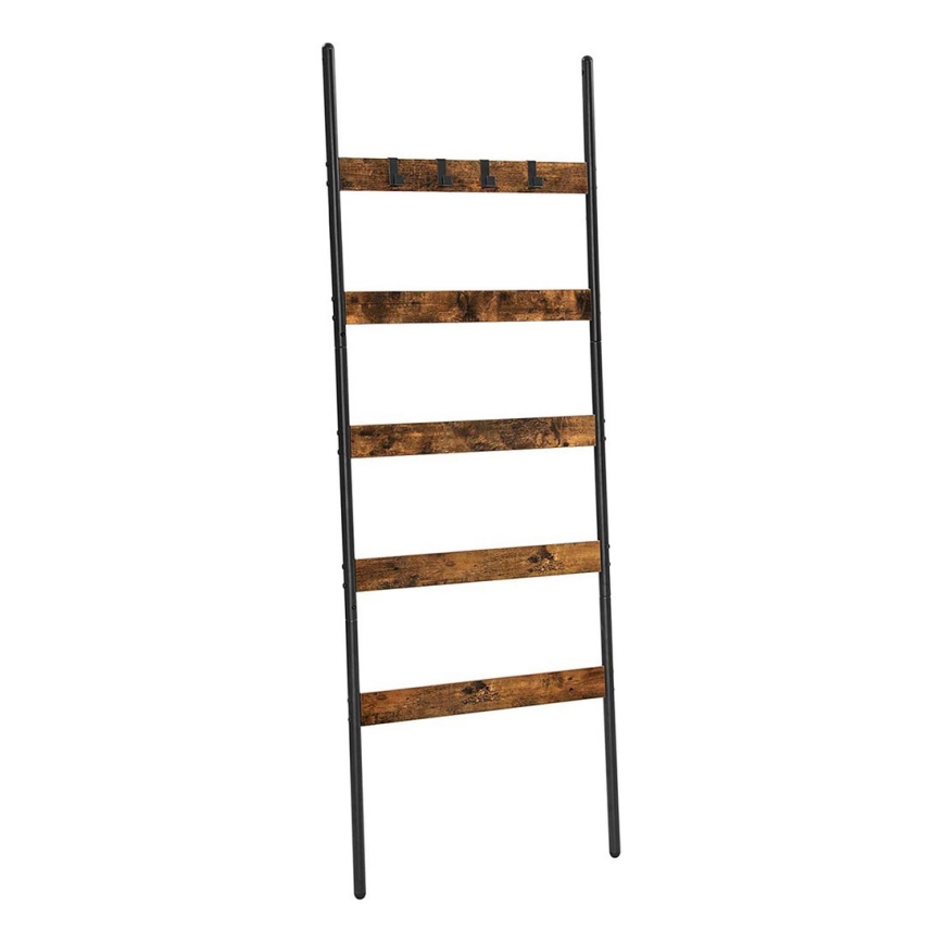 Підлоговий вішак NAVARO, коричневий/чорний