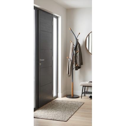 Підлоговий вішак STILE 186x38 cm чорний
