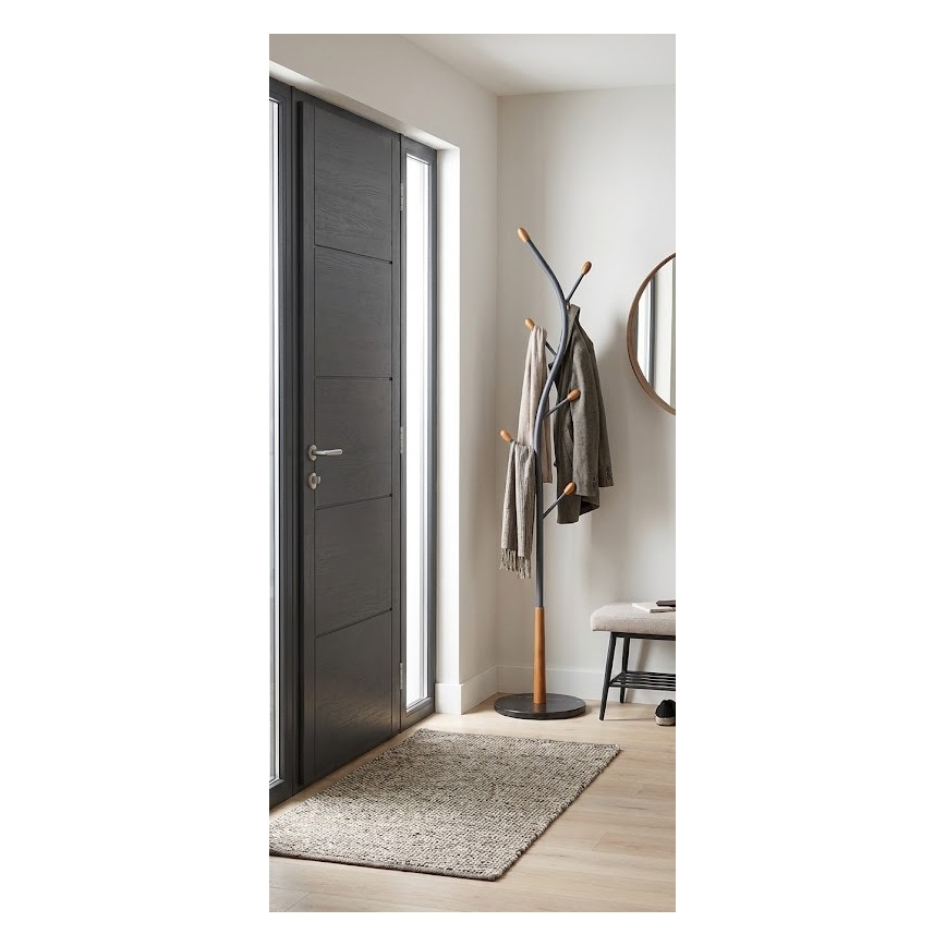 Підлоговий вішак STILE 186x38 cm чорний