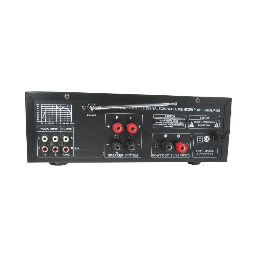 Підсилювач з еквалайзером і MP3 плеєр + пульт дистанційного керування