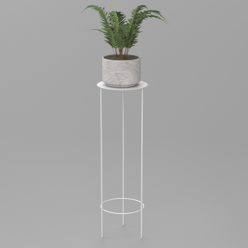 Підставка для квітів 100x32 см біла