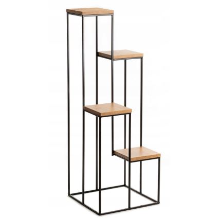 Підставка для квітів 110x40 см чорна/коричнева