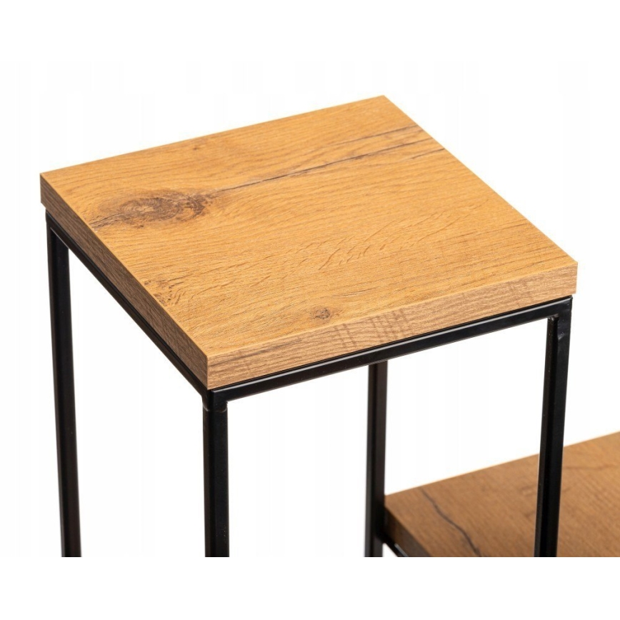 Підставка для квітів 110x40 см чорна/коричнева