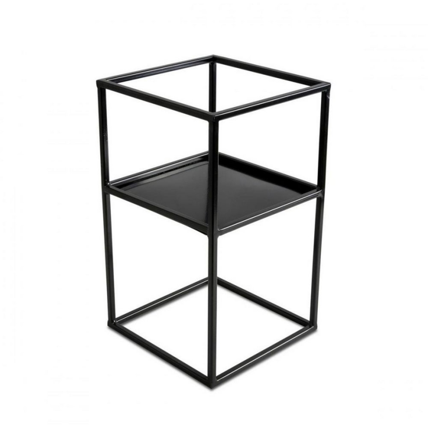 Підставка для квітів 40x24 чорна