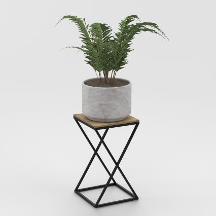 Підставка для квітів 40x24 см чорний