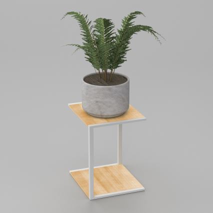 Підставка для квітів 40x30x34 см білий