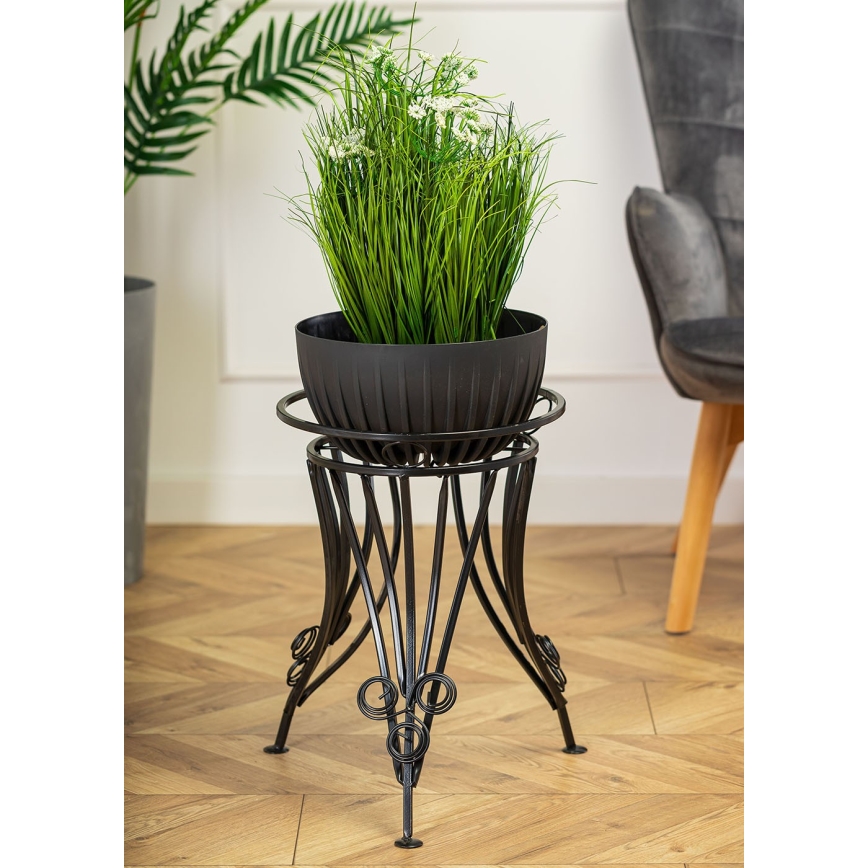 Підставка для квітів 47x43 см чорний