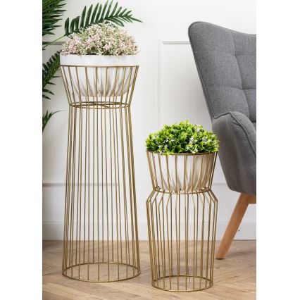 Підставка для квітів 50x26 см золотий