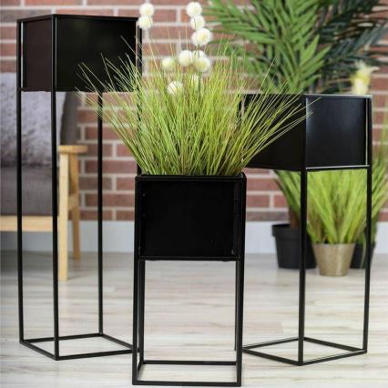 Підставка для квітів 70x24 см чорна