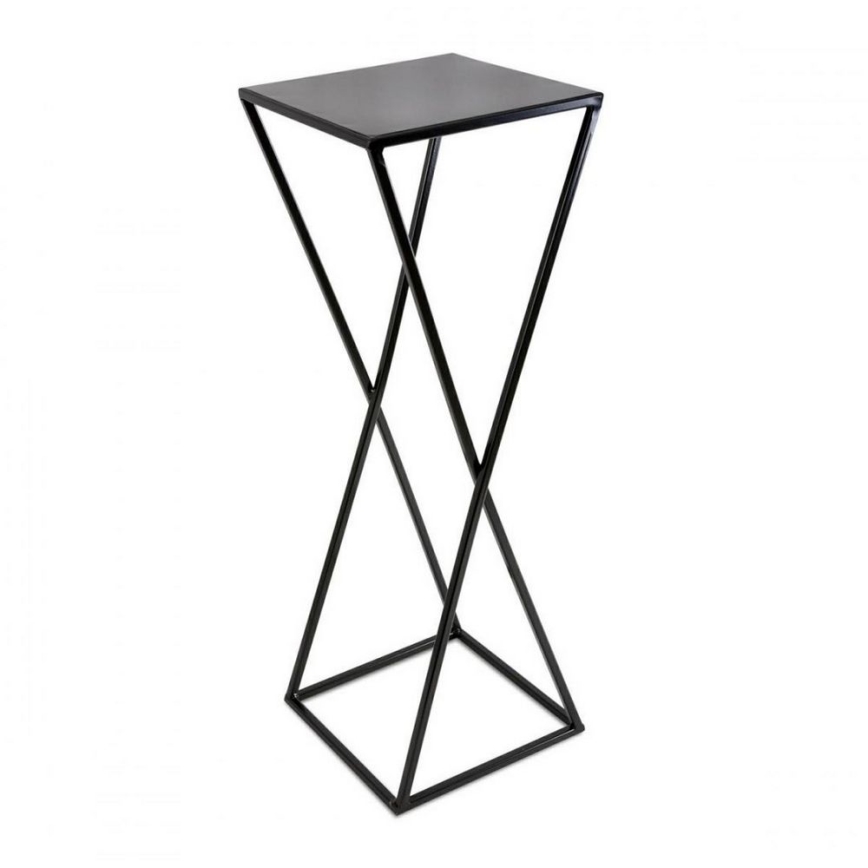 Підставка для квітів 70x24 чорна