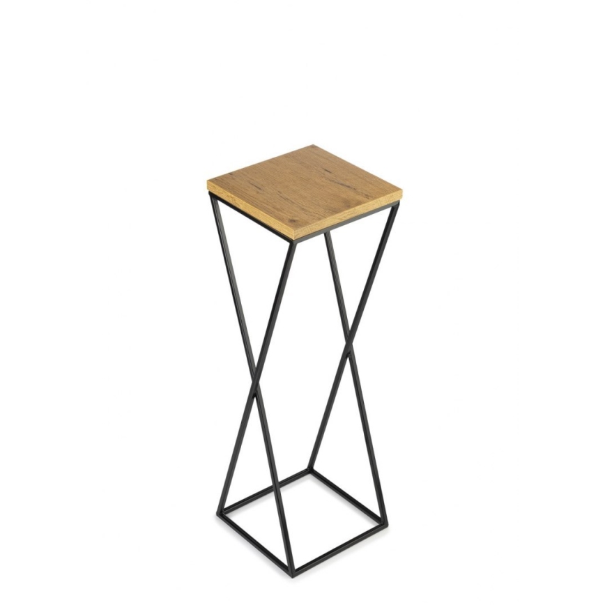 Підставка для квітів 70x24 см чорна/коричнева