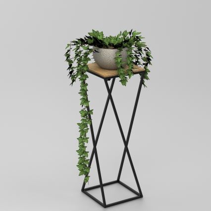 Підставка для квітів 70x24 см чорний