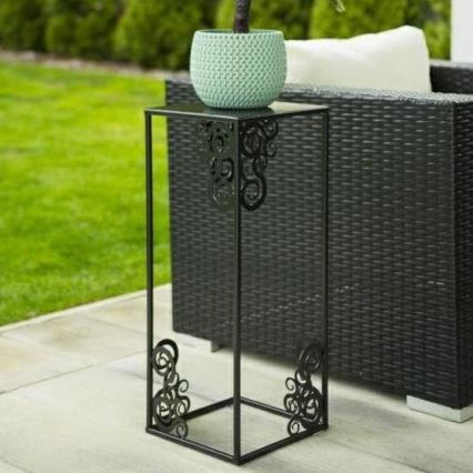 Підставка для квітів 80x24 см чорна