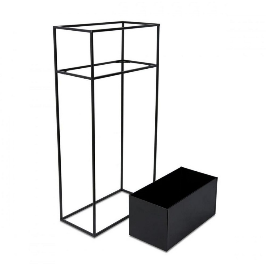 Підставка для квітів 90x44 см чорна