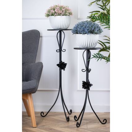 Підставка для квітів 95x39 см чорний