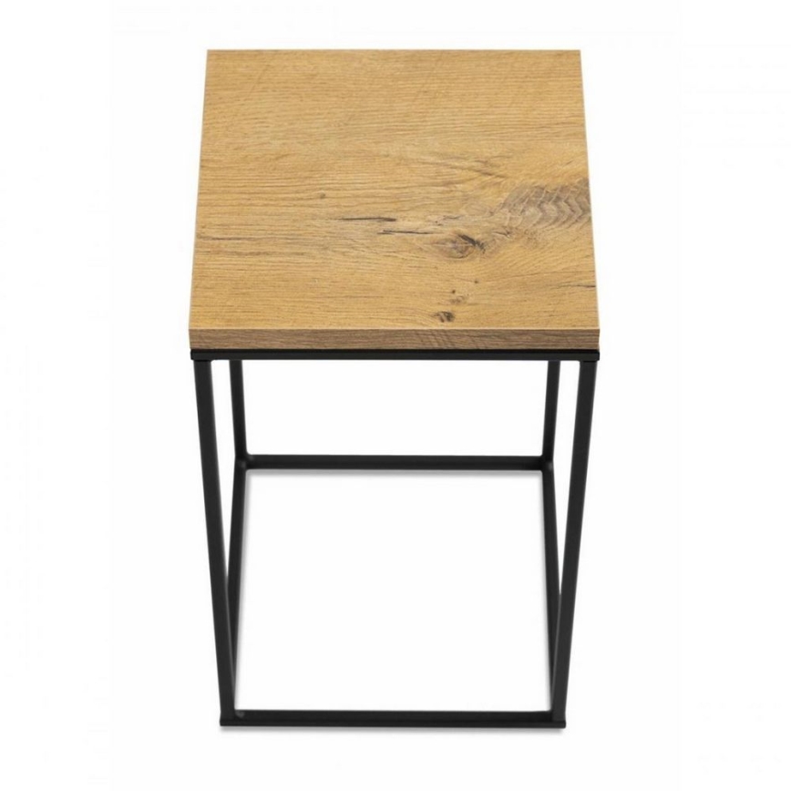 Підставка для квітів BASICLOFT 40x24 чорна/коричнева