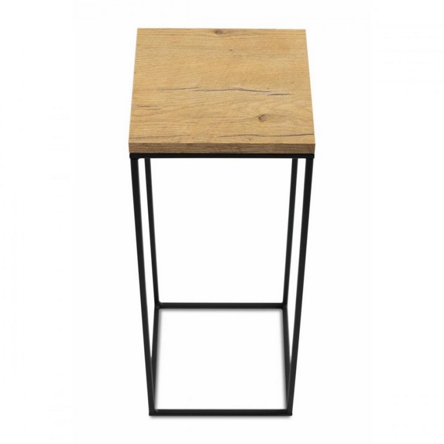 Підставка для квітів BASICLOFT 60x24 чорний/коричневий