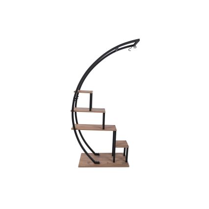 Підставка для квітів GARDEN 180x85 см коричневий/чорний