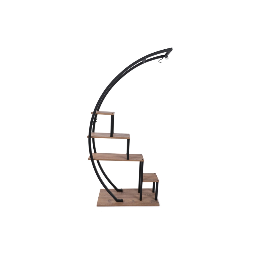 Підставка для квітів GARDEN 180x85 см коричневий/чорний
