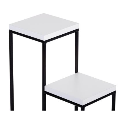 Підставка для квітів KASKADA 70x34 чорна/біла