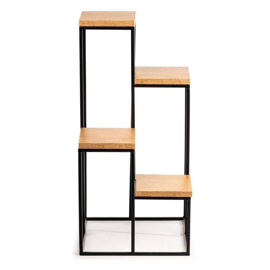 Підставка для квітів KASKADA 70x34 чорний/коричневий