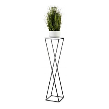 Підставка для квітів LOFT 100x24 см чорний/білий