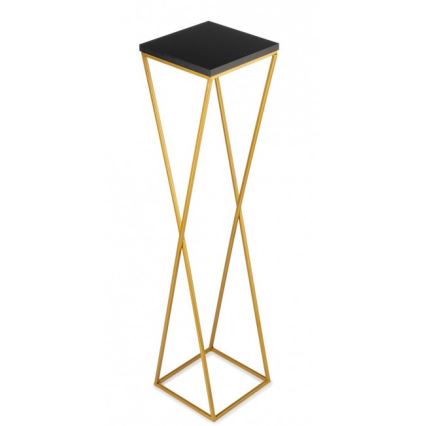 Підставка для квітів LOFT 100x24 см золотий/чорний