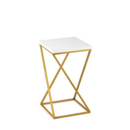 Підставка для квітів LOFT 40x24 см золотий/білий