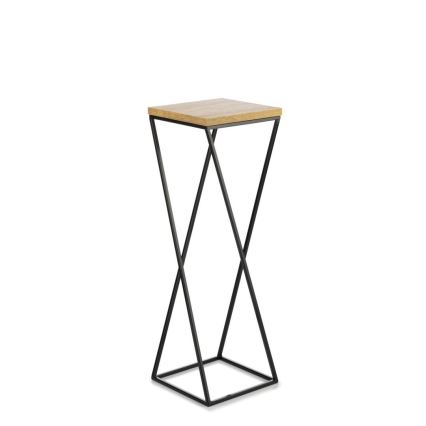 Підставка для квітів LOFT 70x24 см чорна/коричнева