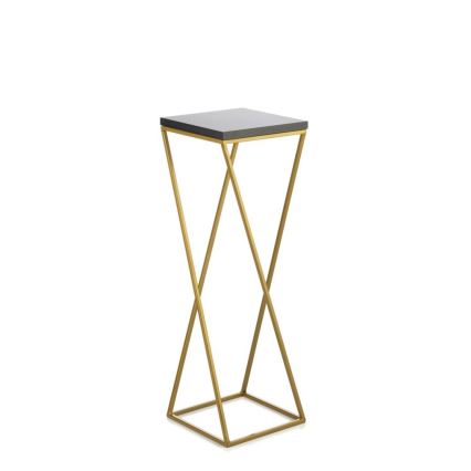 Підставка для квітів LOFT 70x24 см золото/чорний