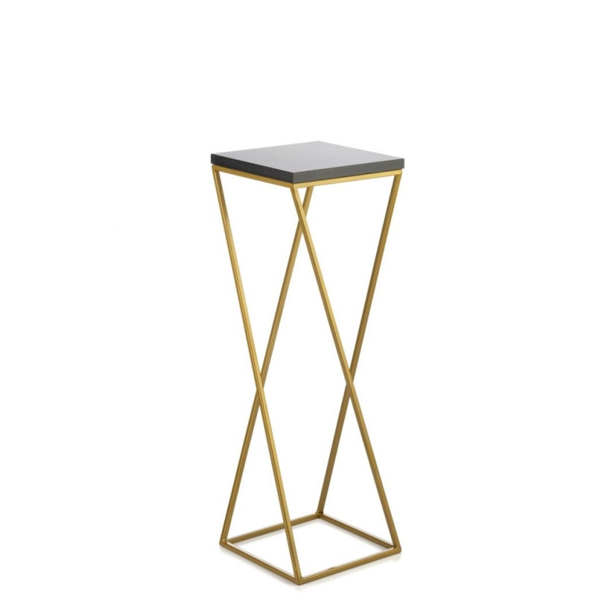 Підставка для квітів LOFT 70x24 см золото/чорний