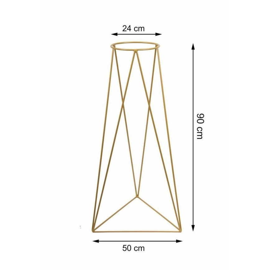 Підставка для квіткового горщика TRIANGL 90x50 см золота