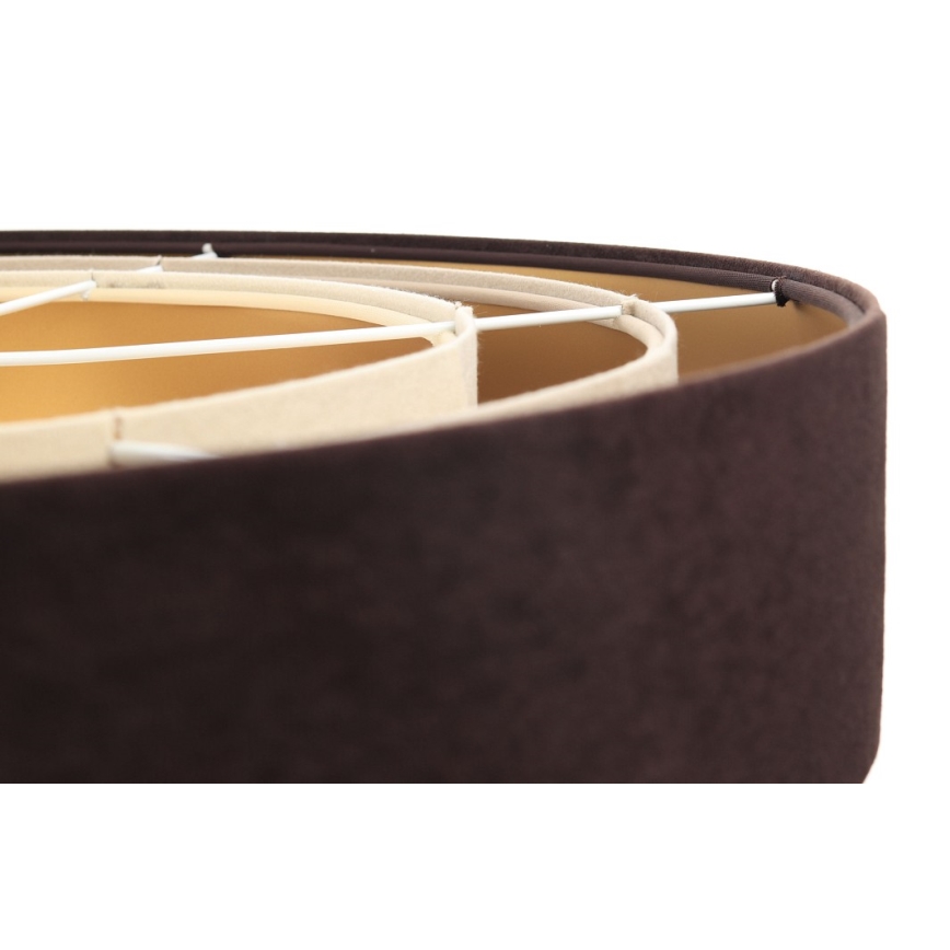 Люстра на тросі TRINITI 1xE27/60W/230V коричневий/бежевий/золотий