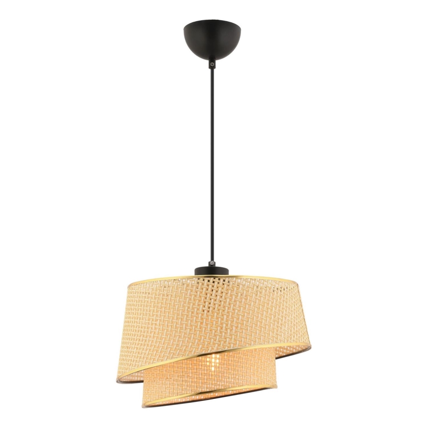 Підвісна лампа BARETTE 1xE27/60W/230V коричнева/золота