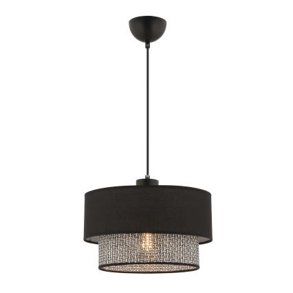 Підвісна лампа ECHO 1xE27/60W/230V чорна/серая