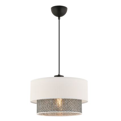 Підвісна лампа ECHO 1xE27/60W/230V кремова/сіра