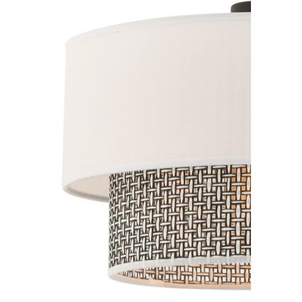 Підвісна лампа ECHO 1xE27/60W/230V кремова/сіра