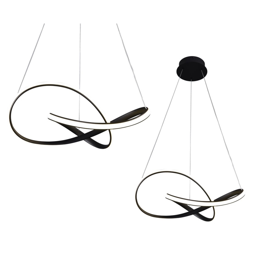 Підвісна LED люстра CAPPIO LED/36W/230V чорний