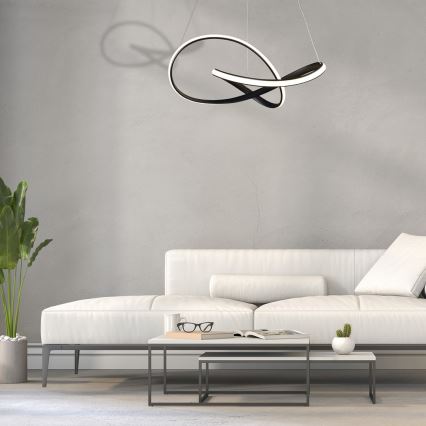 Підвісна LED люстра CAPPIO LED/36W/230V чорний