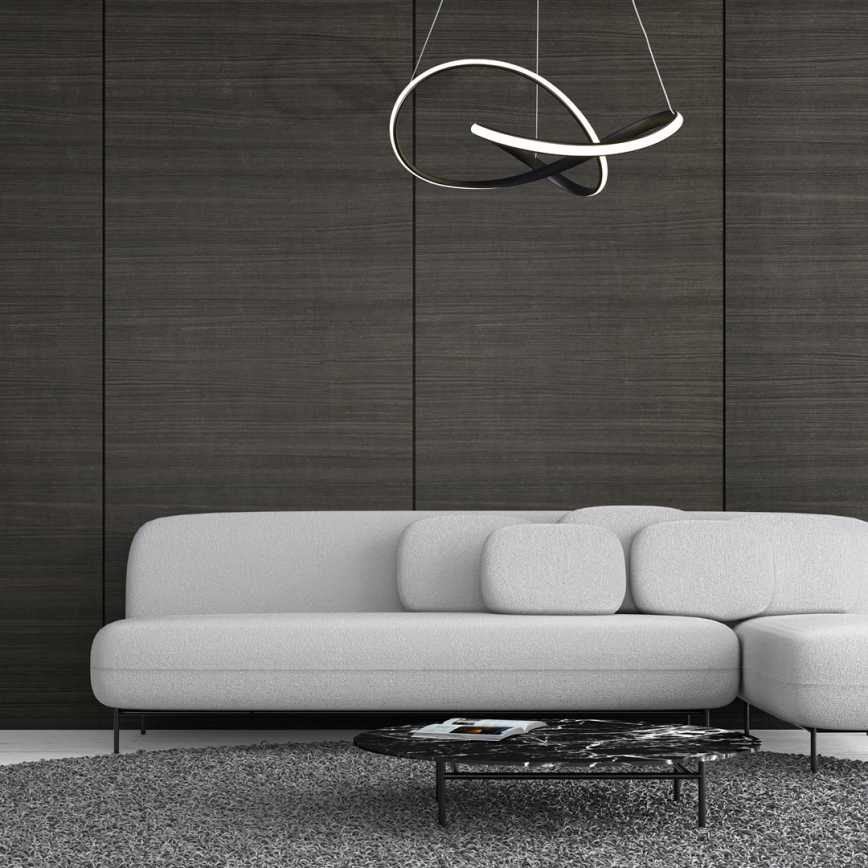 Підвісна LED люстра CAPPIO LED/36W/230V чорний