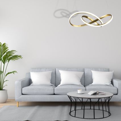 Підвісна LED люстра CAPPIO LED/36W/230V золотий