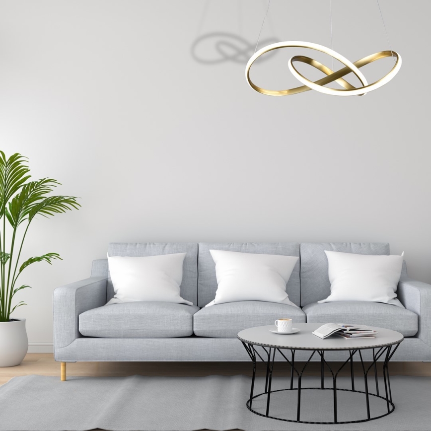 Підвісна LED люстра CAPPIO LED/36W/230V золотий