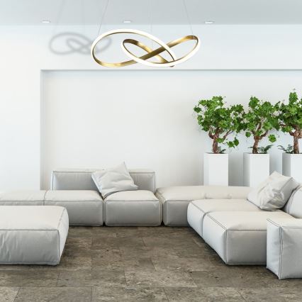 Підвісна LED люстра CAPPIO LED/36W/230V золотий