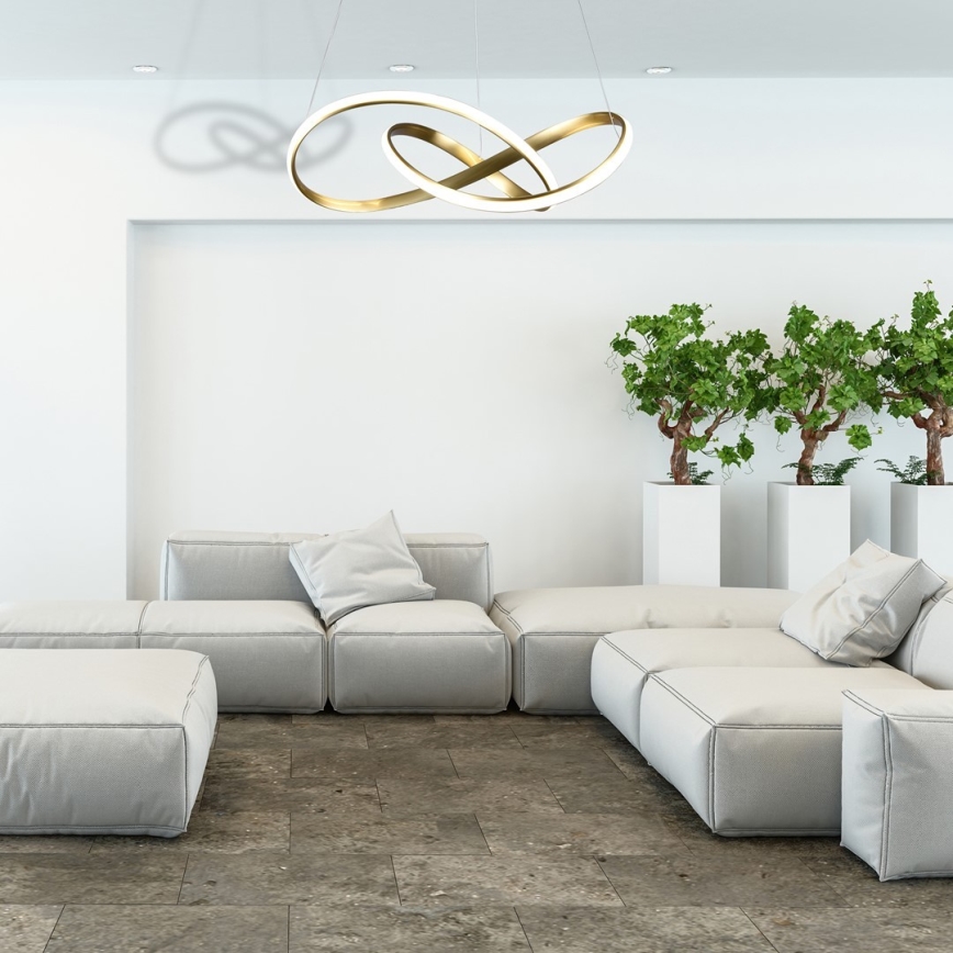 Підвісна LED люстра CAPPIO LED/36W/230V золотий