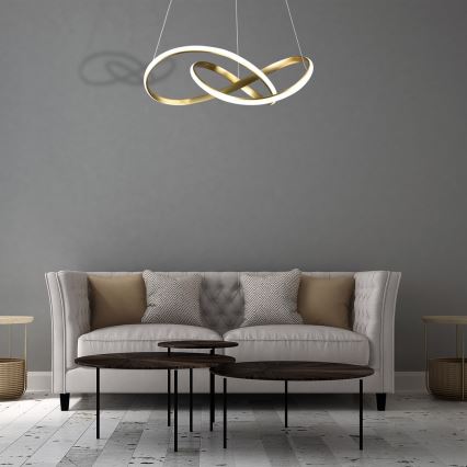Підвісна LED люстра CAPPIO LED/36W/230V золотий