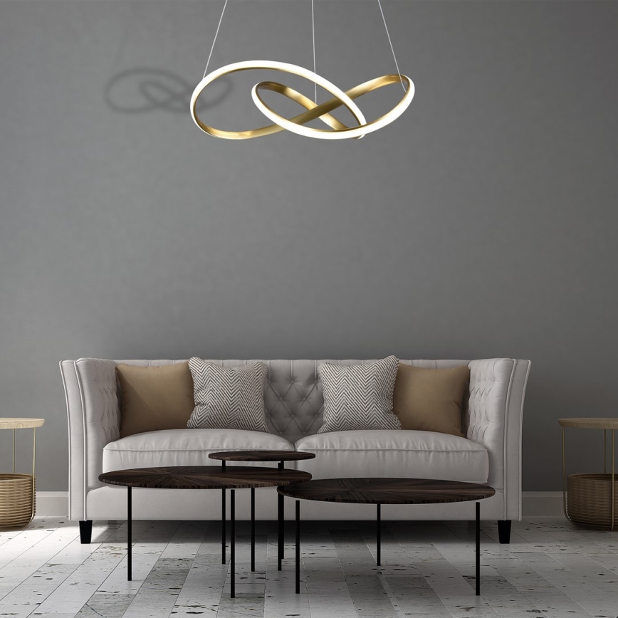Підвісна LED люстра CAPPIO LED/36W/230V золотий