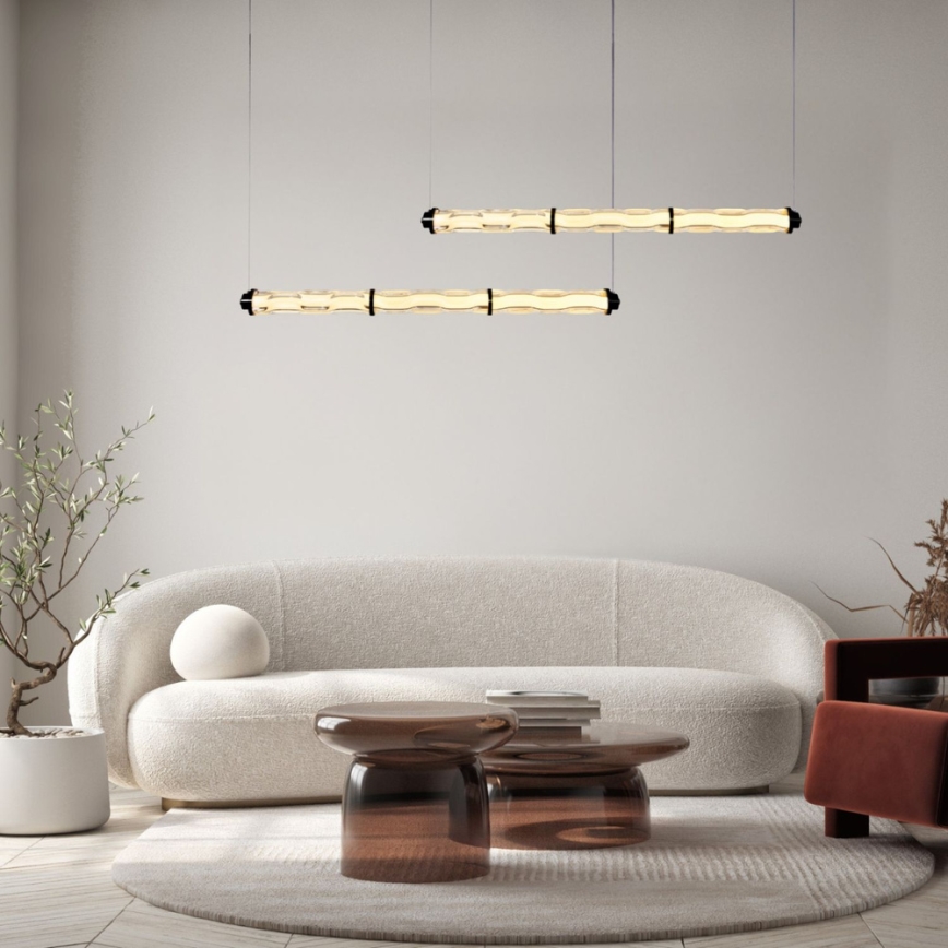 Підвісна LED-люстра CORTE LED/25W/230V, чорна