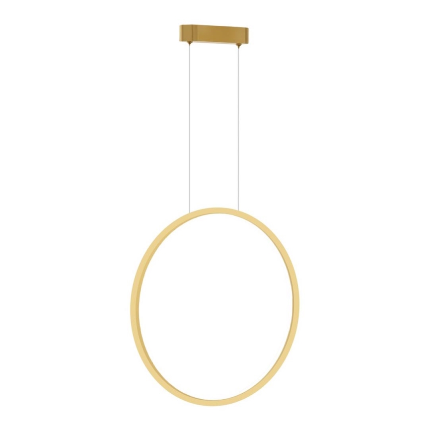 Підвісна LED люстра для ванної кімнати SATURNO LED/28W/230V IP44 золотий