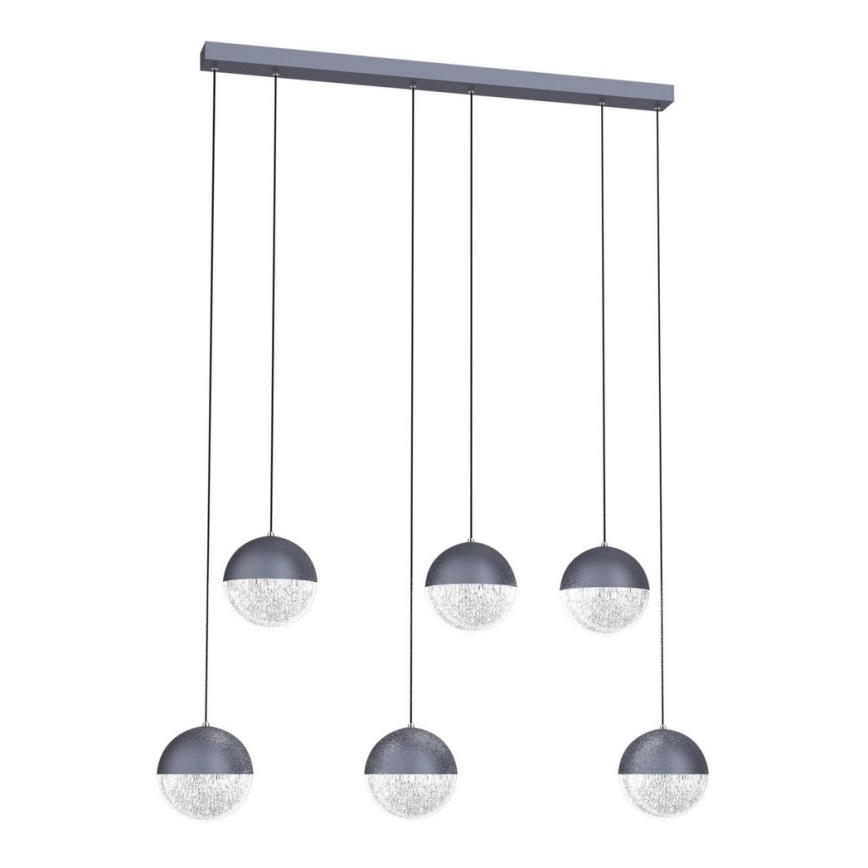 ПІдвісна LED люстра FURNI 6xLED/5W/230V
